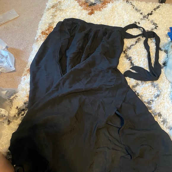 Palm Tree Belted Slit Sarong cupshe nwt - Picture 3 of 5